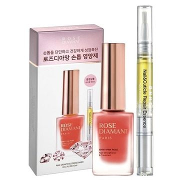  바렌 샤이니 핑크 손톱 영양제 13ml + 큐티클 오일 2.5ml