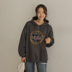 엘니 후드 레터링 후드티