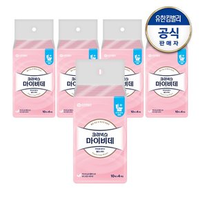 마이비데 new 밸런스케어 화장실용물티슈 10매x4입x4팩