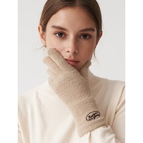 FLUFFY LOGO GLOVES 8COLOR