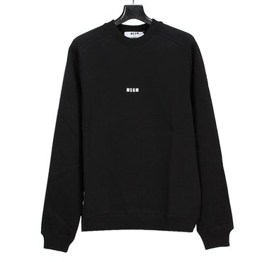 MSGM 남성 마이크로 로고 스웨트셔츠 2000MM503 200001 99 BLACK [MGC121bk]