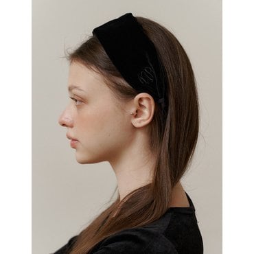 카인더베이비 kinda logo basic wide head band