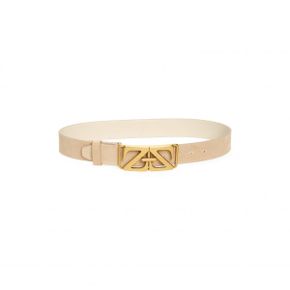 3765323 Zimmermann Monogram Buckle Suede Belt