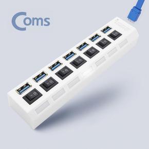 무전원 USB 3.0 개별스위치 7포트 USB허브 (S8452971)