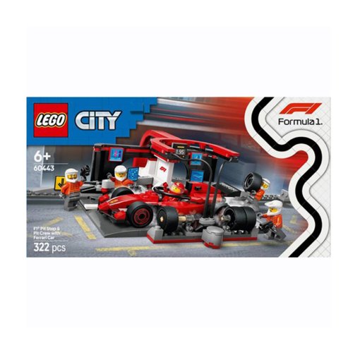 りんねページです 60443 シティ F1 フェラーリピットストップアンドクルーレゴ