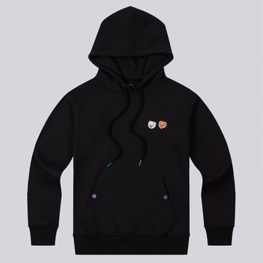 세리버 Pome Two Patch Hood BK