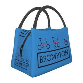 Brompton 여성용 자전거 단열 도시락 가방 누수 방지 열 냉각기 점심 상자 사무실 피크닉 여행