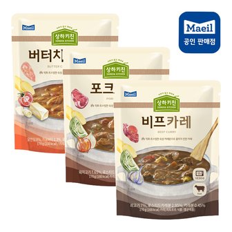  상하키친 카레 버터치킨/비프/포크 170g 6개