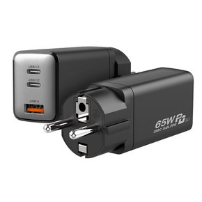 접지 GAN PD 65W USB C타입 미니 고속 멀티 충전기