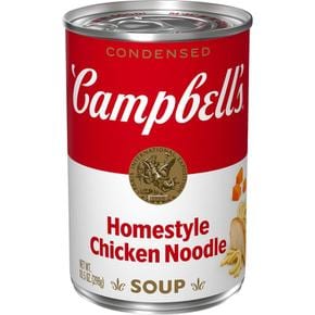 [해외직구] Campbells 캠벨스 농축 홈스타일 치킨 누들 스프 298g 4팩