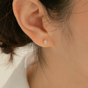 14k 미니 물방울 큐 피어싱 (14k골드)(바두께1mm) PIB16