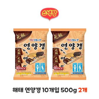  해태 연양갱 10개입 500g 2개