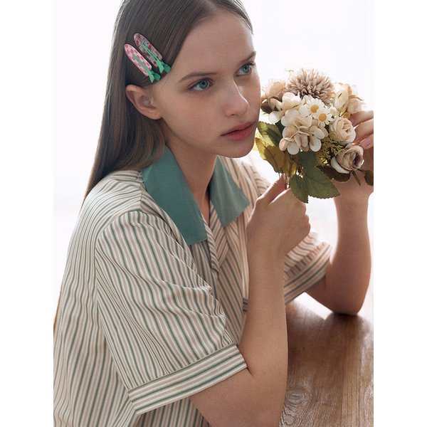 크레스 클린핏 반팔 잠옷 세트