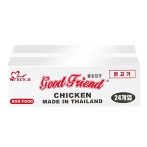  굿프렌드 강아지캔 치킨시리즈 1박스 (100g 24개입)