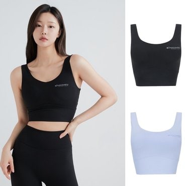 디스커버리 [24S/S] 디스커버리 DWBR41041 여성 크롭 브라탑 베이직 브라 스포츠 브라