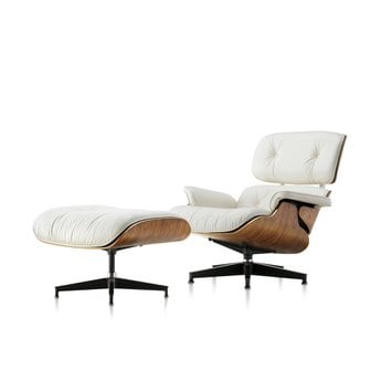 허먼밀러 [허먼밀러 공식딜러] Eames Lounge Chair&Ottoman (Ivory/Walnut)