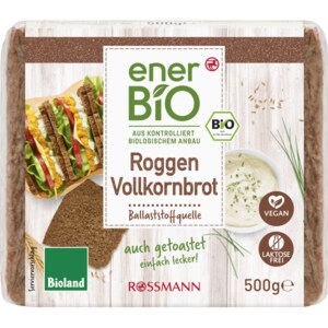  독일 로스만 enerBiO 에너바이오 통밀빵 500g