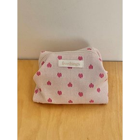 Pink Heart Ball Pouch