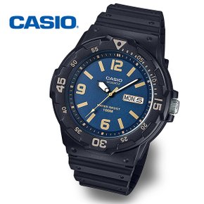 [정품] CASIO 카시오 MRW-200H-2B3 다이버 야광 남성 수능시계