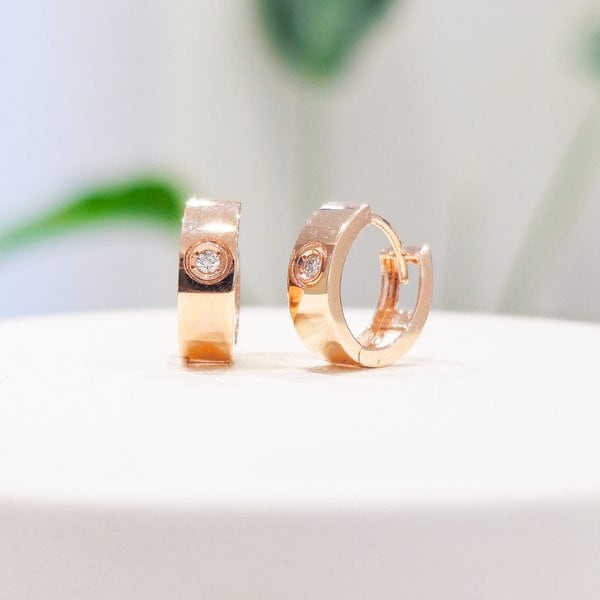 [부산점] 모던슈아 다이아 원터치 귀걸이 212300030