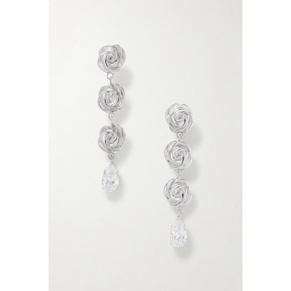 마그다부트림 로듐 플레이트 크리스탈 귀걸이 46376663162981099