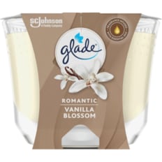 글레이드 glade 아로마 캔들 로맨틱 바닐라 블라썸 224g 1개