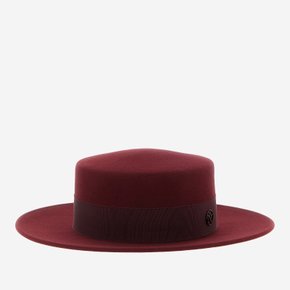 [해외배송] 메종미쉘 키키 와이드 브림 울 보터 햇 1041171002 BURGUNDY