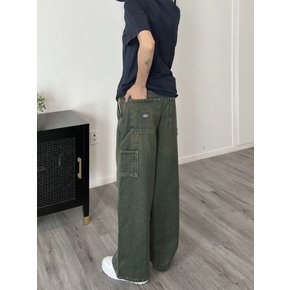 25FW 여성 루즈핏 데님 카펜터 진 청바지 A4Z6SK57