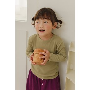 가을 말랑 골지 티셔츠 유아 아동 여아 남아 간절기 무지 긴팔 단체 티
