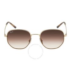 4662015 Ray-Ban Brown Gradient Geometric Uni Sunglasses