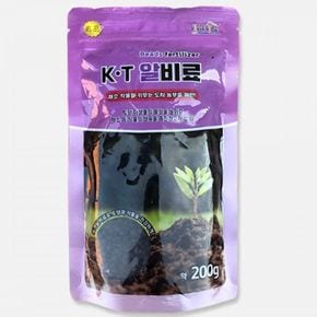 유박 kt 알비료 원예 화분 식물 W 200g X ( 3매입 )