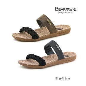 베어파우(BEARPAW) 여성 ASH 초경량 슬리퍼 2종택1