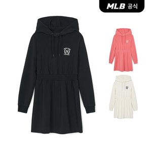 [코리아공식] [MLB] 여성 스포티브 바시티 후드 원피스 (3 COLOR)