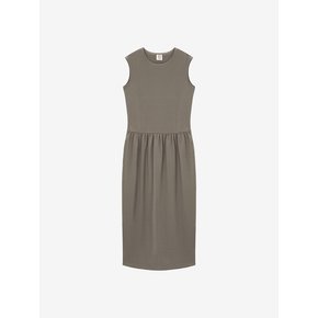 SLEEVELESS VOLUMN JERSEY DRESS