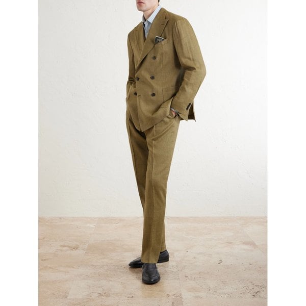 울 리넨 블렌드 스트레이트 팬츠 46376663162957562