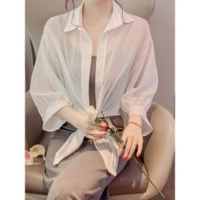 77까지 쉬폰벌룬매듭블라우스 B4M0720_P363756127