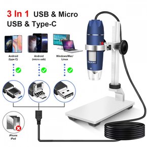 Jiusion HD 2MP USB 40 ~ 1000 8 OTG Android Mac Windows 7 8 10 Linux 디지털 현미경 배 배