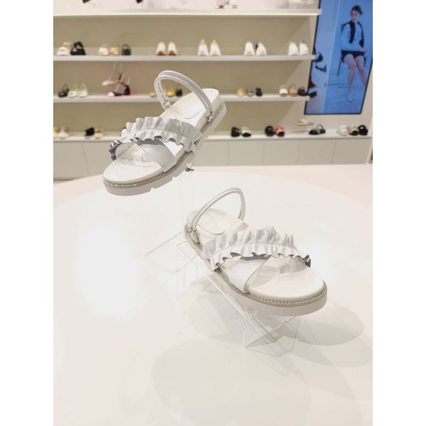 [부산점] 바바라 3cm 큐빅장식 투웨이 뮬 샌들 AAF312