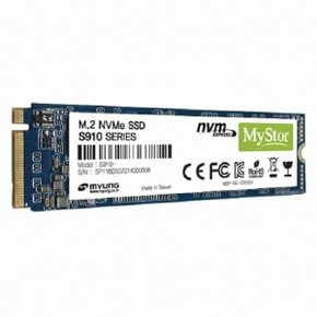 명정보기술 MyStor S910 M.2 NVMe SSD (512GB)