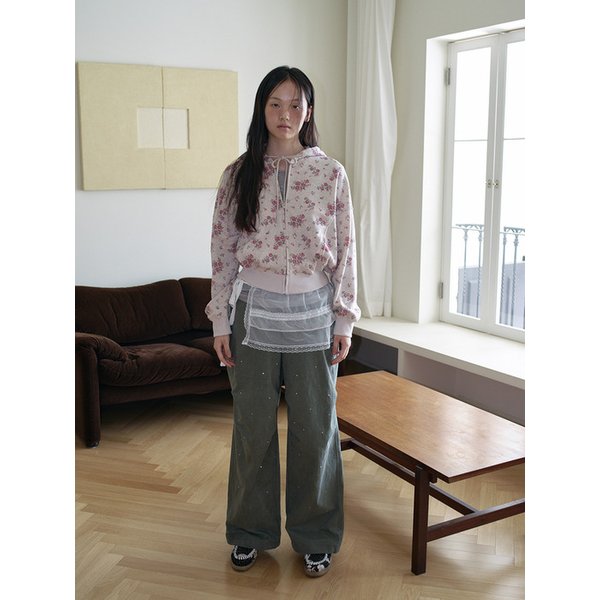 [KiiiKiii] 레이스 프릴 랩 스카프_T256MSF143W