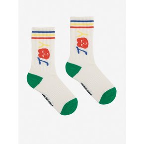 [공식스토어] 25SS  스마일링 롱 삭스 B125AI003