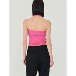 LOGO STRAP TUBE TOP (PINK)