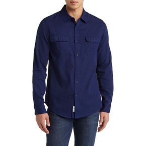 4273441 Schott NYC Two-Pocket Flannel Button-Up Shirt