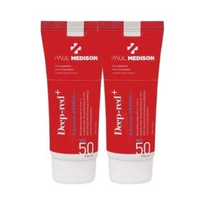 폴메디슨 딥레드 선크림 SPF50 PA+++ 60ml 2입