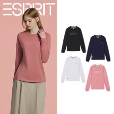 ESPRIT 24FW 로고 티셔츠 여성 4종