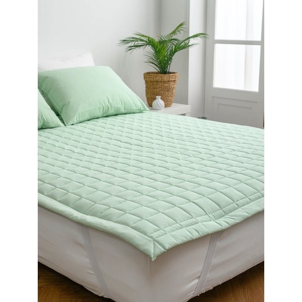 면고밀도 레베카 바이오워싱 무봉제 순면 호텔식 침대패드