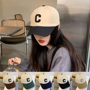 남녀야구모자사계절심플배색캐주얼커플C볼캡 [WA03B1F][36040459]