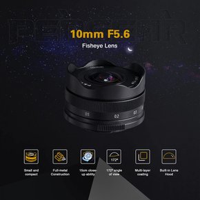 퍼기어 10mm F5.6 APS-C 소니 E A6300 A6500 A6600 A7S A7II A7III A7R2 A7R3 A7S3 A7R4