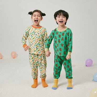 데일리라이크 데일리 키즈 9부 실내복 - 05 Chipmunk
