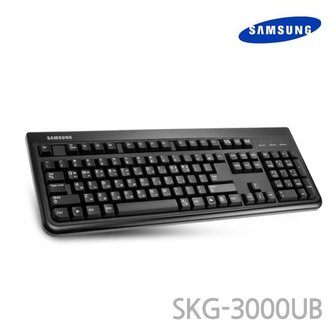 제이큐 멤브레인 삼성전자 USB 키보드 블랙 106키 SKG-3000UB